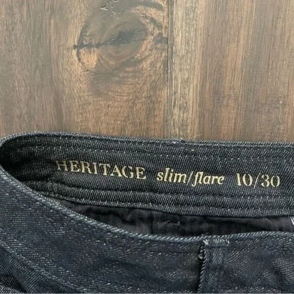 Talbots Heritage Slim Flare Jeans 10/30 NWT